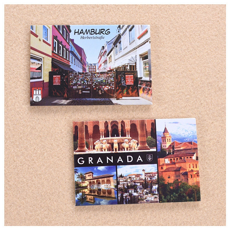 Fashion Custom logo Style Tourist Souvenir Fridge Magnet Tinplate Refrigerator Magnet Promotional activities  Refrigerator Magne