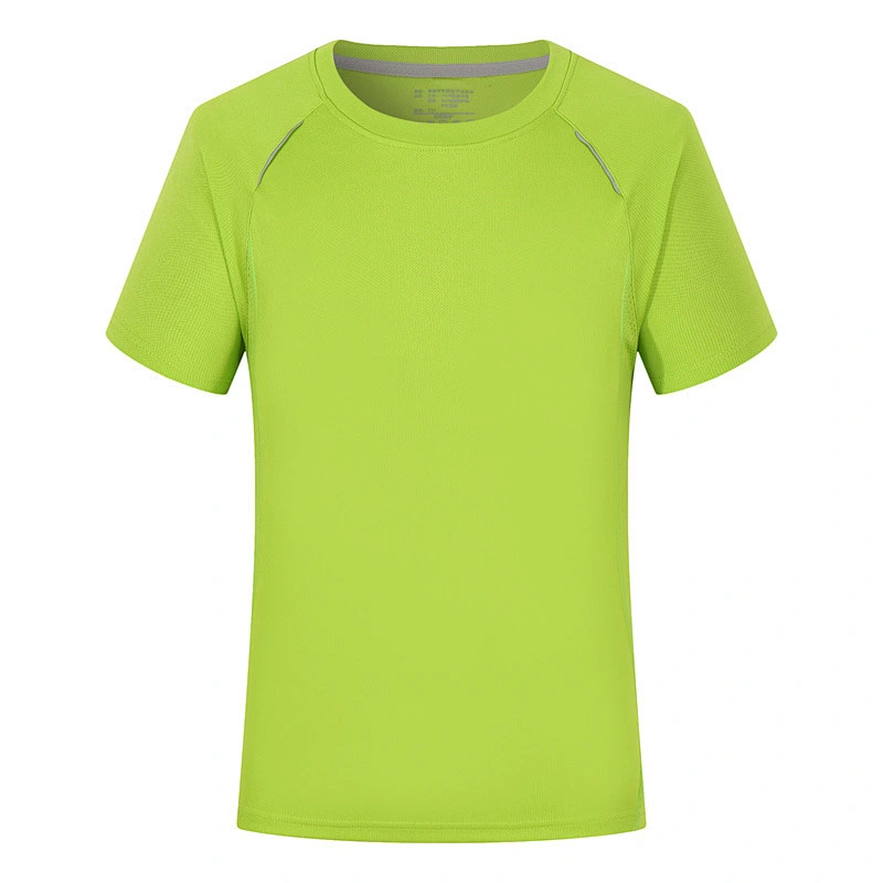 Promotional custom logo 100% polyester cooling fitness gym Top-wear sport dry fit Men's T-Shirt