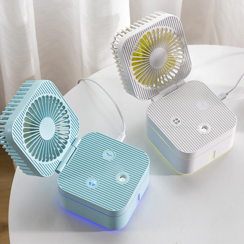 2020 Best wireless  Air humidifier Portable usb rechargeable  personal air mini fan mist humidifier