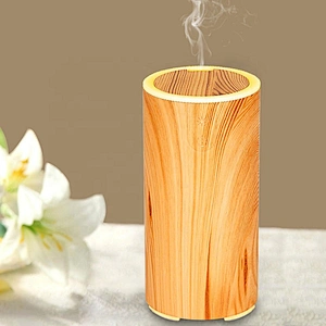 Usb Mini Ultrasonic Wood grain Cool Mist Air Humidifier Portable LED Night Light Essential Oil Aroma Car Diffuser