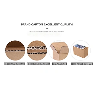 Wholesale spot supplies packing Corrugated Cardboard shipping or mail Carton Box