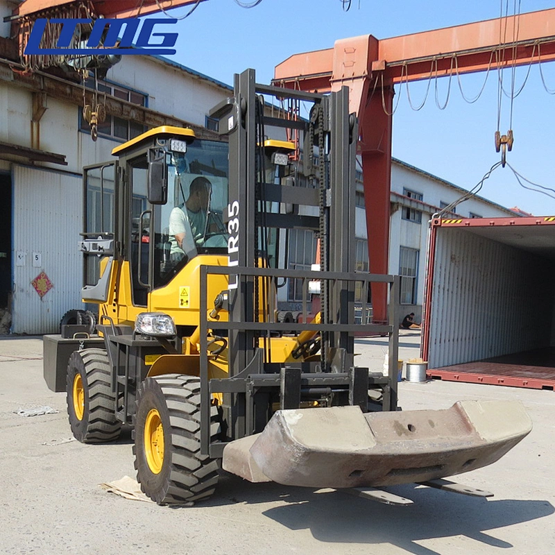 3 ton - 5 ton articulated rough terrain forklift