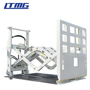 Forklift with push and pull attachment