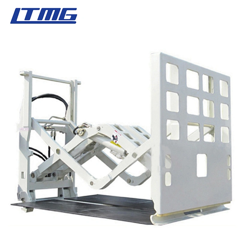 Forklift with push and pull attachment