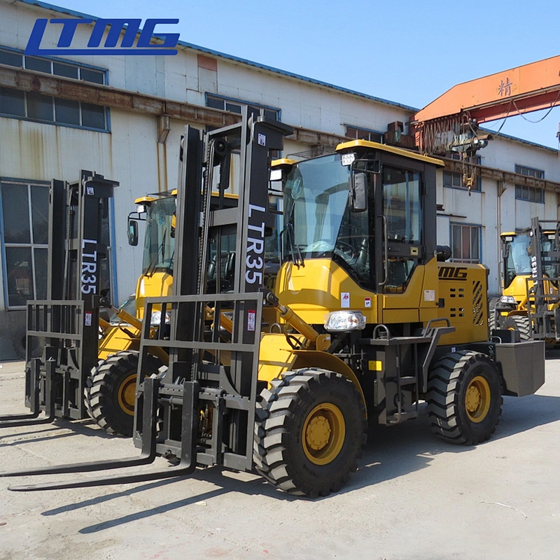 3 ton - 5 ton articulated rough terrain forklift