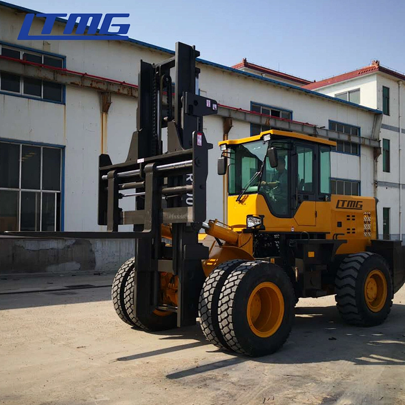 10 ton articulated rough terrain forklift