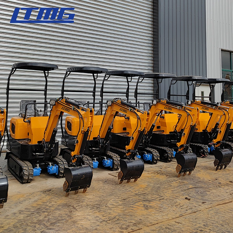 Factory price mini digging machine 1 ton mini excavator with EPA engine