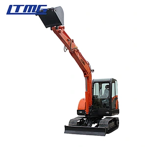 LTMG Brand LTE60 New Engine Small Floating Household Mulcher Household Crawler Excavator Machine for Sale