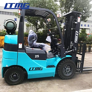 2 ton 2.5 ton gasoline fork lift truck 5000lb EPA approval LPG gas forklift manufacturer