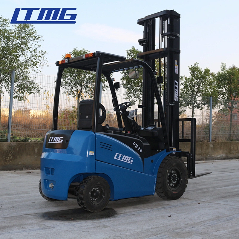 LTMG small mini 2 ton 2000kg electric forklift with 5m mast and side shift