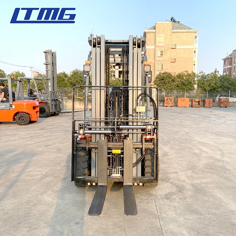 LTMG solid tyre customized color 3t 3.5ton gas lpg forklift with container mast