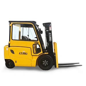 LTMG new container mast forklift 3 ton electric curtis controller 2.5tons 3tons small battery forklift with cabin
