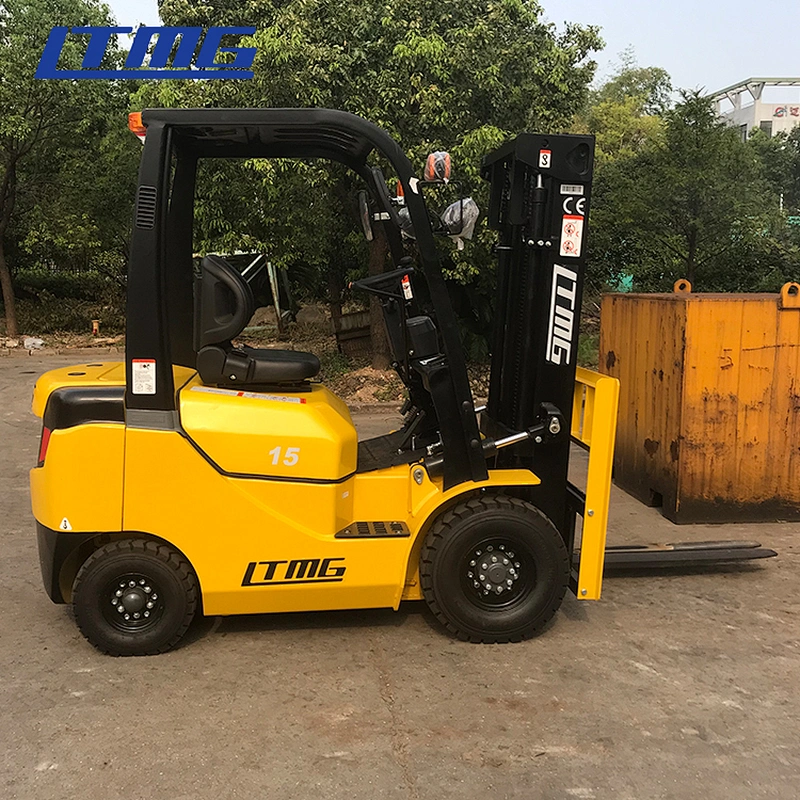 Chinese brand LTMG forklift mini 1.5 ton 2 ton 3 ton 4 ton 5 ton diesel forklift with 2 3 Stage Mast & optional engine