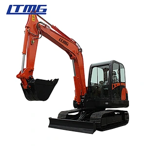LTMG Brand new LTE60 6 ton Chain Excavator Crawler Earth Digger with Accessories