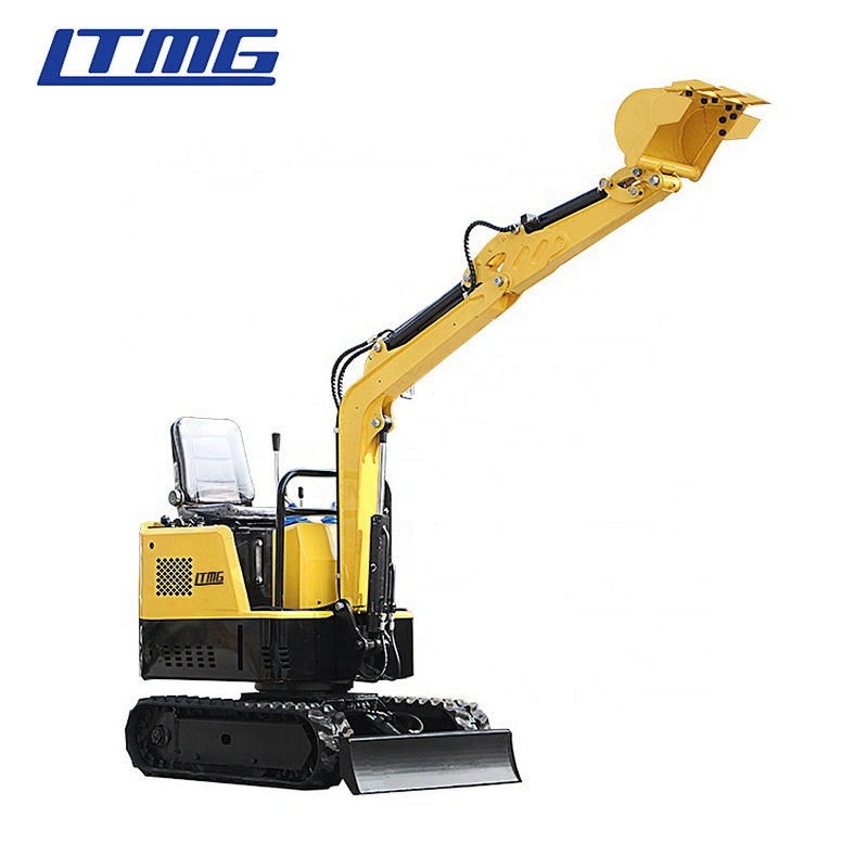 LTMG construction crawler excavators 0.8 ton 1 ton mini excavators for sale