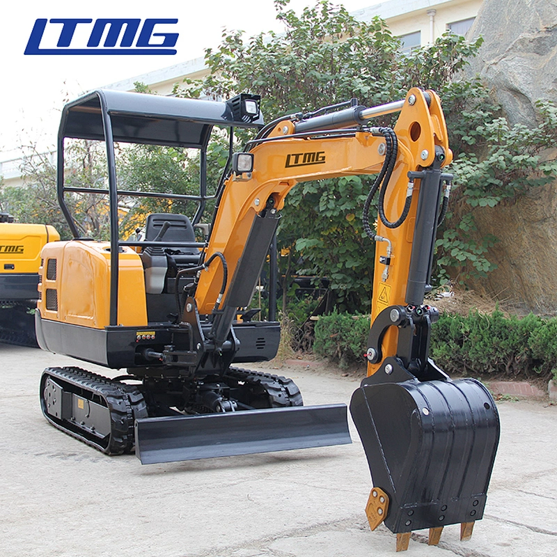 Chinese LTMG LTE22 2 .2ton New Best Agricultural Function Mini Small Excavator with Quick Hitch for Sale