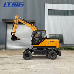 7.5 ton 8 ton wheel Excavator Machine for Sale