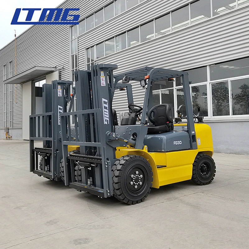 two wheel drive 3 ton lpg forklift specification price for sale