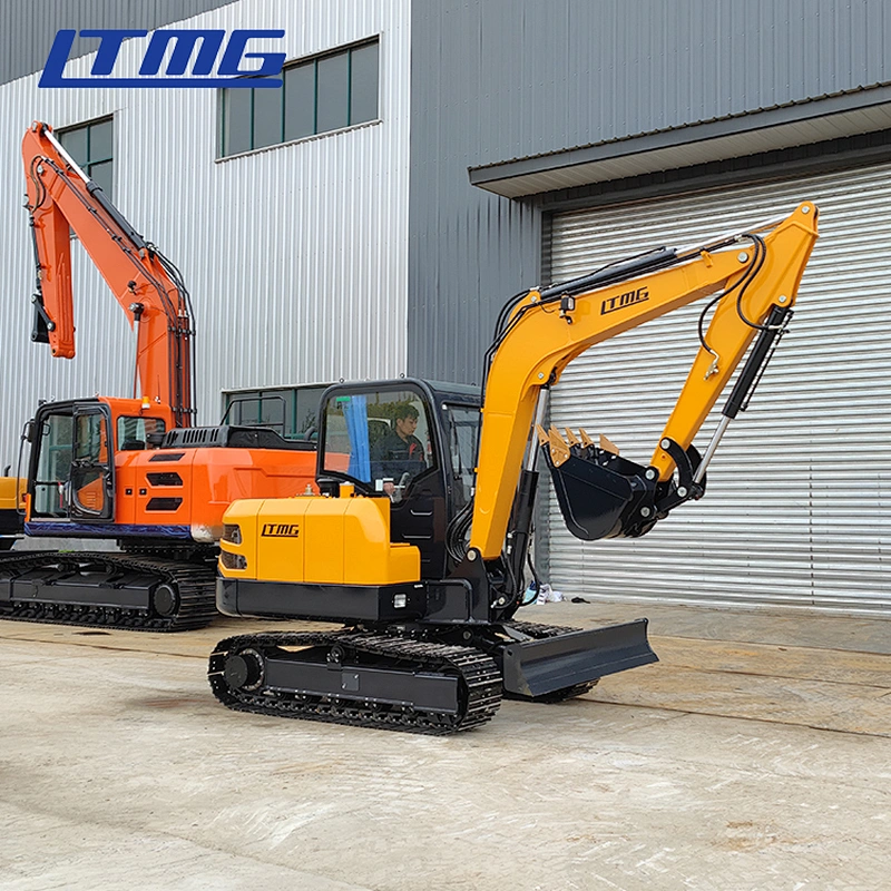 new 6 ton 6.5ton Chain Excavator Crawler Earth Digger small excavator with joystick