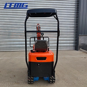 Chinese LTMG LTE08 800 kg Closed Cabin Construction Farm Gargen Smallest Shovel Micro Mini Excavator Machine with Chains