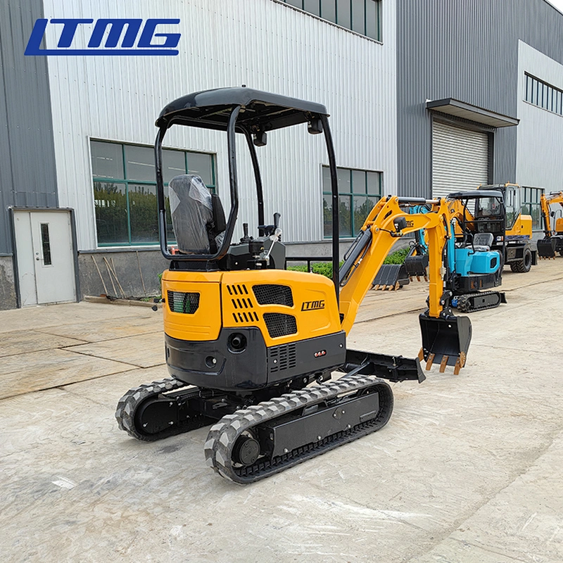 China LTE22 CE Certified New 2.2 Ton Function Crawler Small Mini Hydraulic Bucket Excavator Machinery with CE