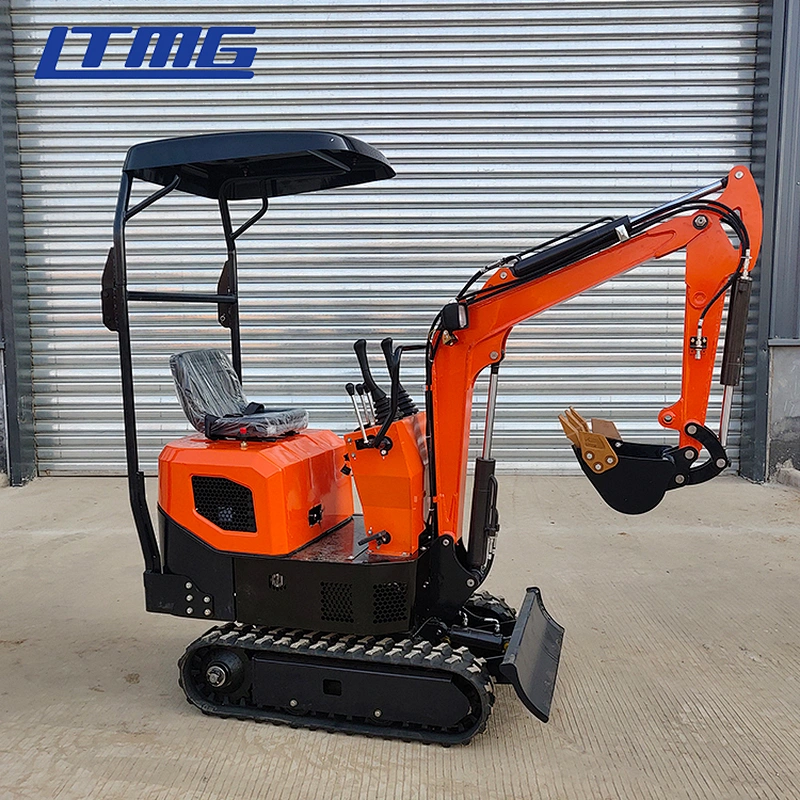 LTMG Brand New 0.8 ton Small Floating Household Mulcher Household Excavator Crawler Machine for Sale