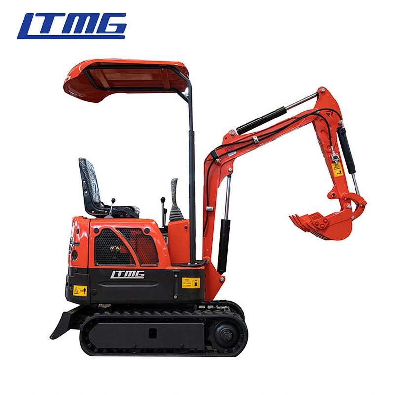 China Brand LTMG Best LTE08 0.8Ton CE EPA Earth Moving Machinery Construction Farm Gargen Small Shovel Micro Mini Excavator