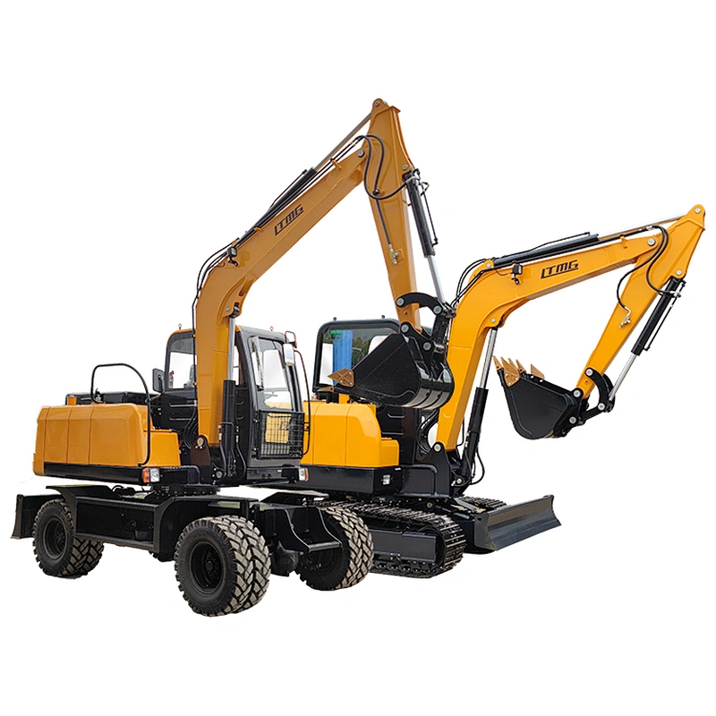 LTMG Earth moving machinery 6.5 ton 7.5T 9ton 13.5 ton Crawler Excavators 7ton 8ton Wheel Excavator Road Construction Excavators