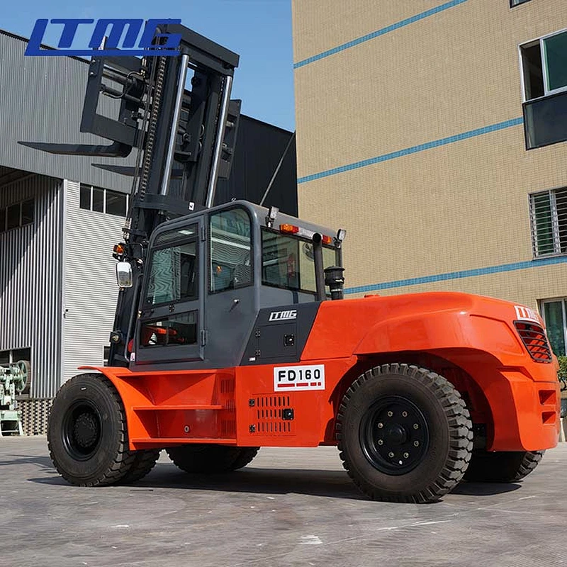 container diesel engine forklift 15 ton 16 ton diesel forklift with cabine
