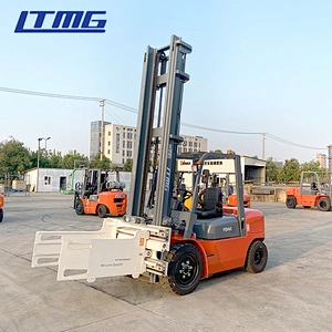 forklift supplier ltmg 6m lift height 3.5ton 4tons diesel forklift with bale clamp