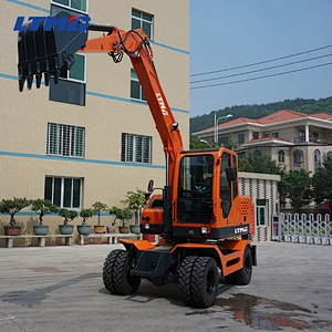LTMG Variable Displacement Piston Pump 8t 8 ton 8 tonne Hydraulic Wheel Excavator For Sale