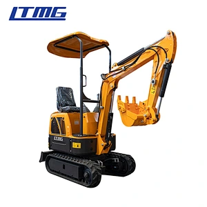 china mini rubber track dig machine 1 ton crawler excavator with optional attachement