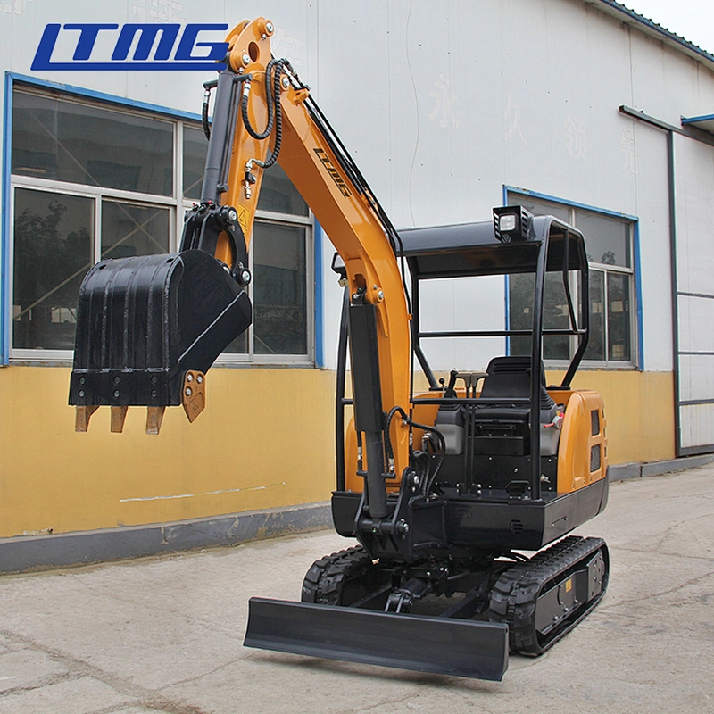 China LTMG Sale Hydraulic Parts Buckets Excavator Mini Digger New Mini Small Crawler With Euro 5 Engine