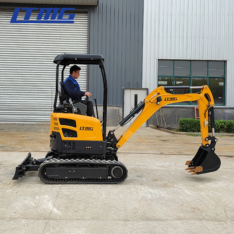China LTE22 CE Certified New 2.2 Ton Function Crawler Small Mini Hydraulic Bucket Excavator Machinery with CE