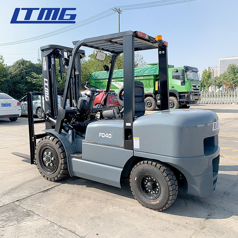 japanese engine 4t diesel forklift 4tons material handling fork lift truck with lateral