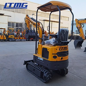 China Manufacturer CE EPA LTMG Brand New LTE12 1040kg Garden Home Farm Use Crawler Mini Excavator with Factory Price