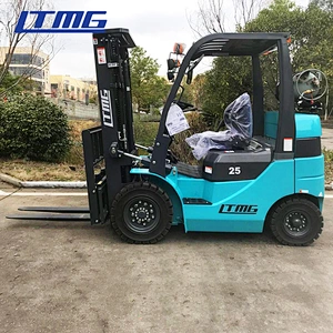 2 ton 2.5 ton gasoline fork lift truck 5000lb EPA approval LPG gas forklift manufacturer