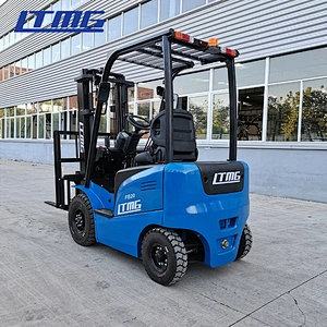 LTMG special 2 ton electric forklift with white solid tires work in cold storage