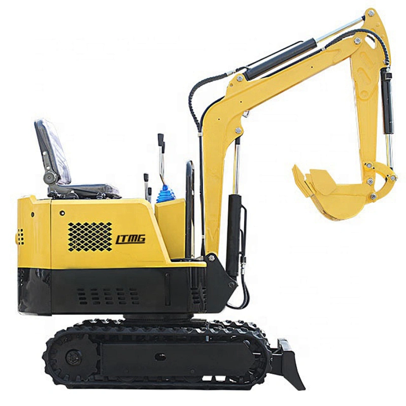 LTMG construction crawler excavators 0.8 ton 1 ton mini excavators for sale