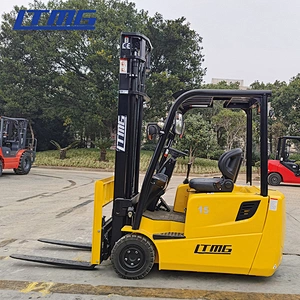 three wheel electric forklift 1.5ton warehouse forklift with side shifter 5m lift height