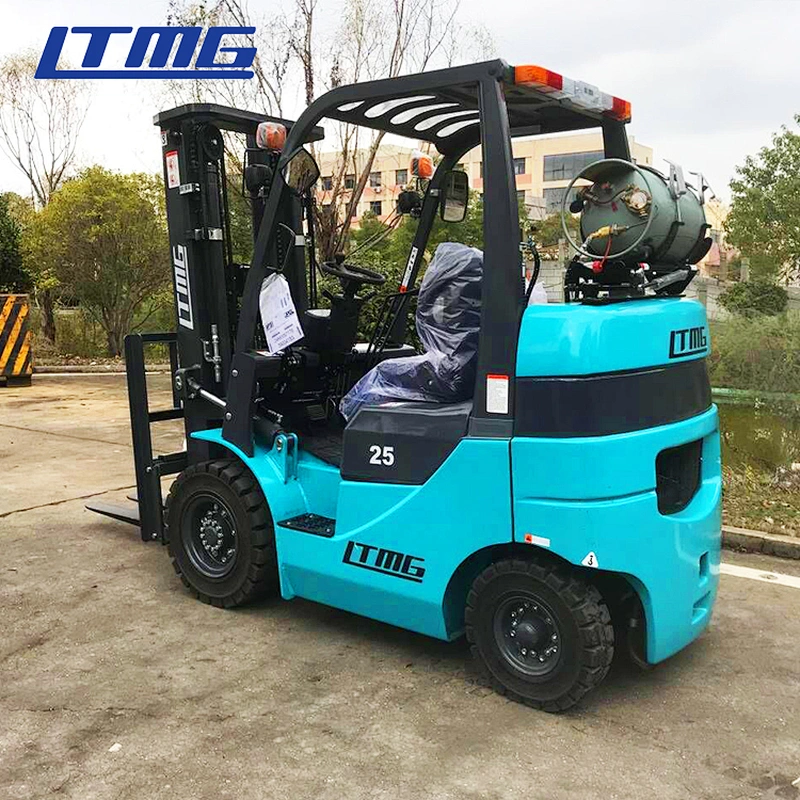 2 ton 2.5 ton gasoline fork lift truck 5000lb EPA approval LPG gas forklift manufacturer
