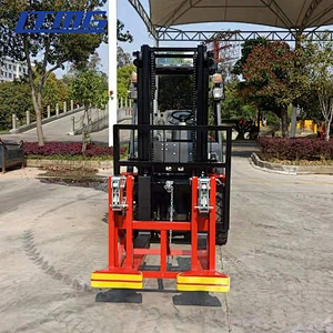 LTMG fork truck 3ton 4ton 5ton diesel forklift truck with drum clamp attachment for sale