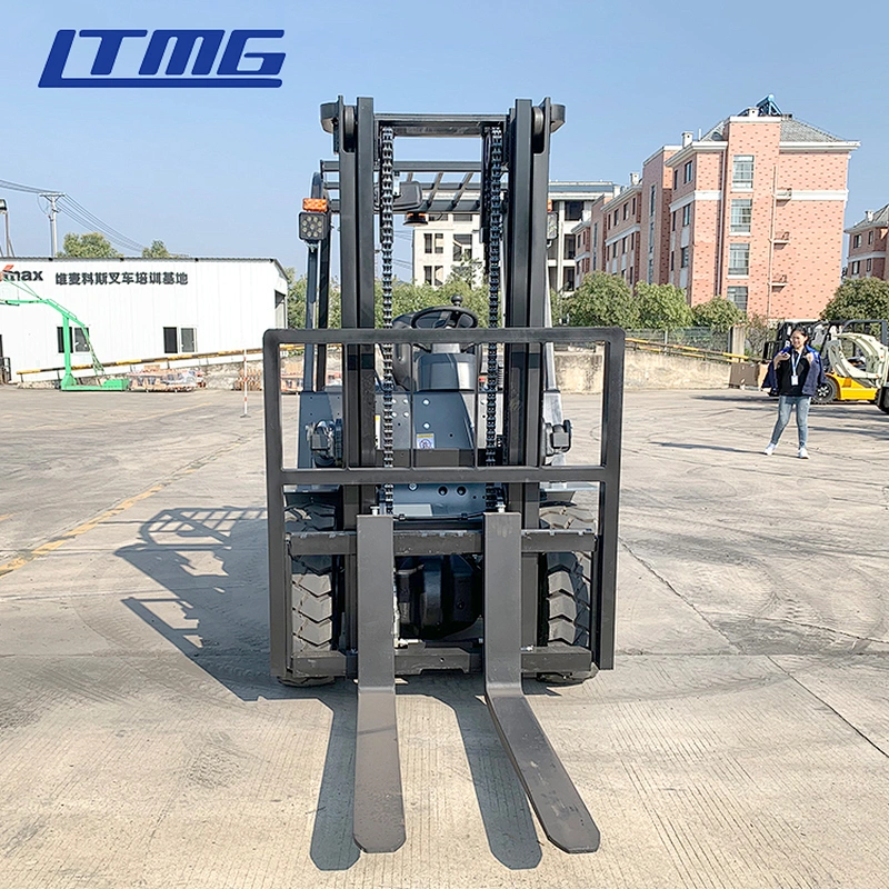 japanese engine 4t diesel forklift 4tons material handling fork lift truck with lateral