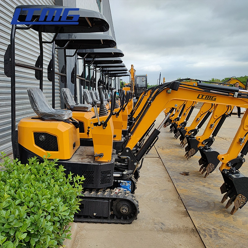 1000kg Hydraulic Mini Crawler Excavator with oil cooler  And Euro5/Tire4 Engine