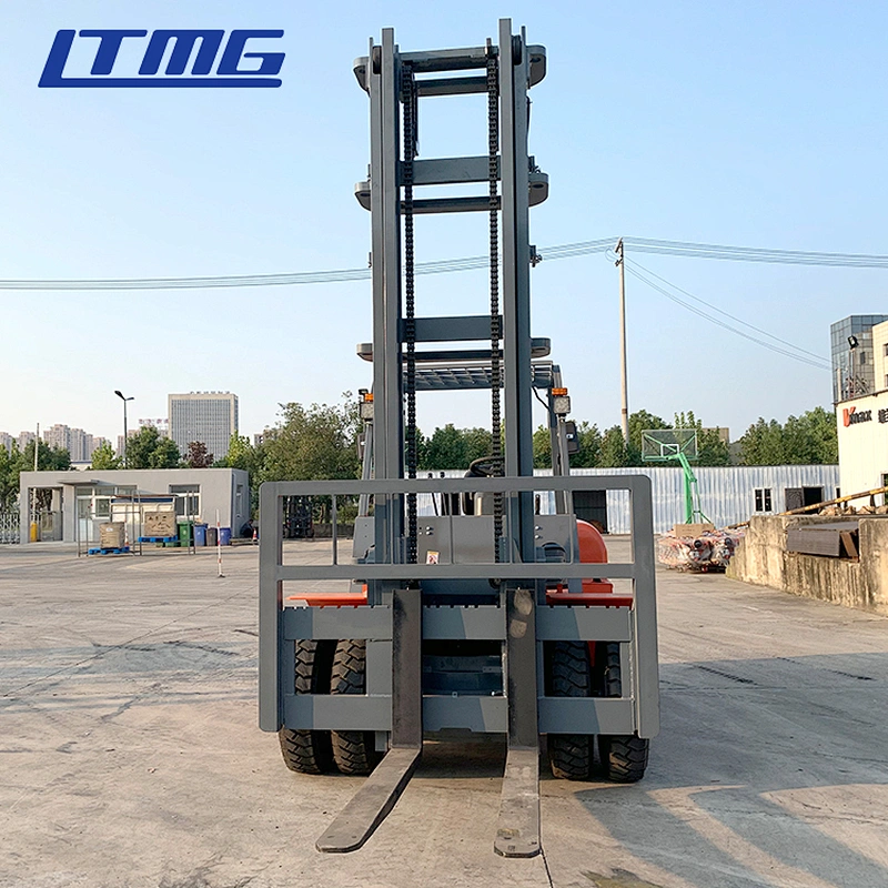 suspension seat fork positioner hydraulic 6 ton 7 tons diesel forklift truck with 6m lift height