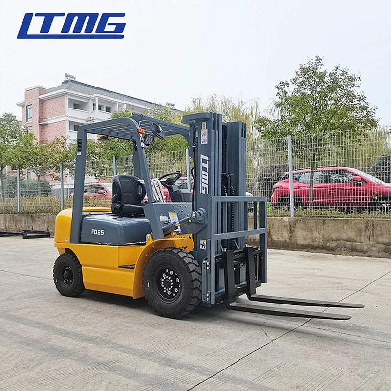 2000kgs 2500kgs Diesel Forklift 2.5ton diesel hydraulic Forklift for sale