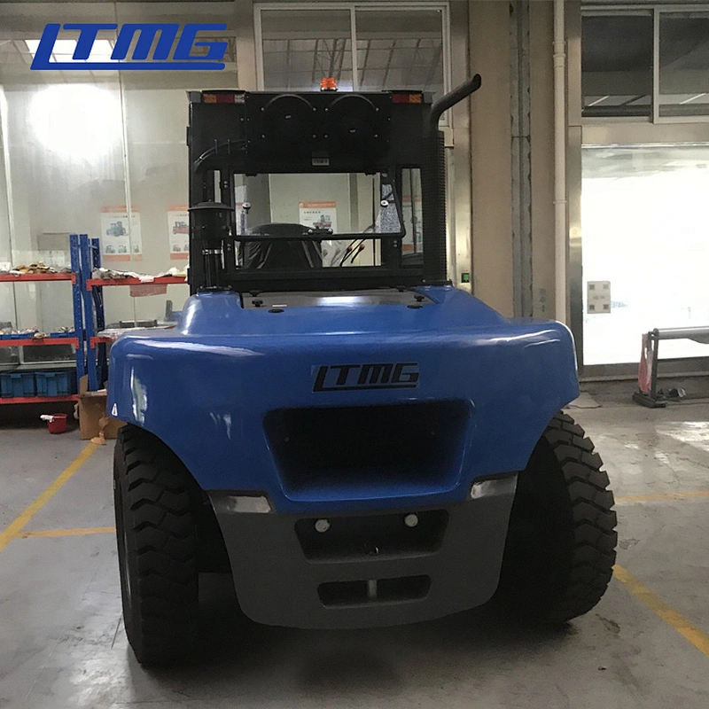 LTMG New large forklifts 10000kg forklift truck 10 ton 12 tonb diesel forklift with cab