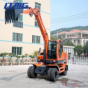 LTMG Construction machines 8t 8 ton 8 tonne Hydraulic Wheel Excavator For Sale