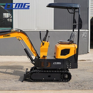 Chinese LTMG 1Ton LTE10 PRO Compact Diggers Farm Competitive Machinery Small Mini Crawler Micro Excavators