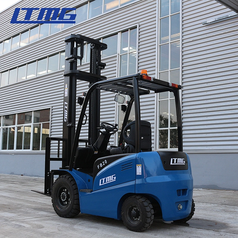 LTMG small mini 2 ton 2000kg electric forklift with 5m mast and side shift